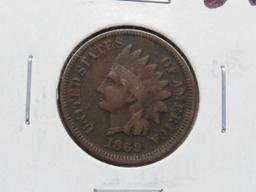 Indian Cent 1869 VG, better date