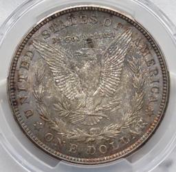 Morgan $ 1921D PCGS MS64, rainbow toning