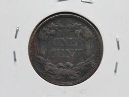 2 Flying Eagle Cents: 1857 VF, 1858 G rim dings