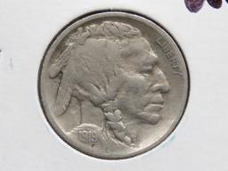 3 Buffalo Nickels: 1919S CH Fine, 1920 VG, 1920D VG