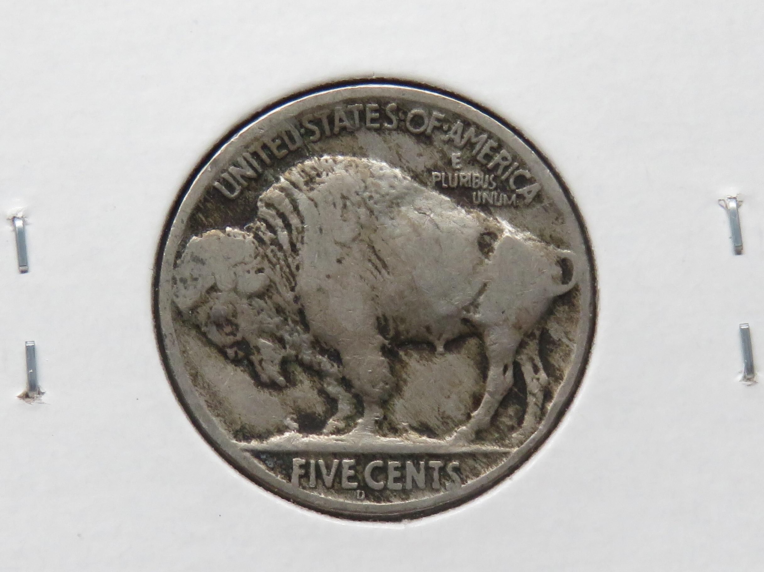 3 Buffalo Nickels: 1919S CH Fine, 1920 VG, 1920D VG