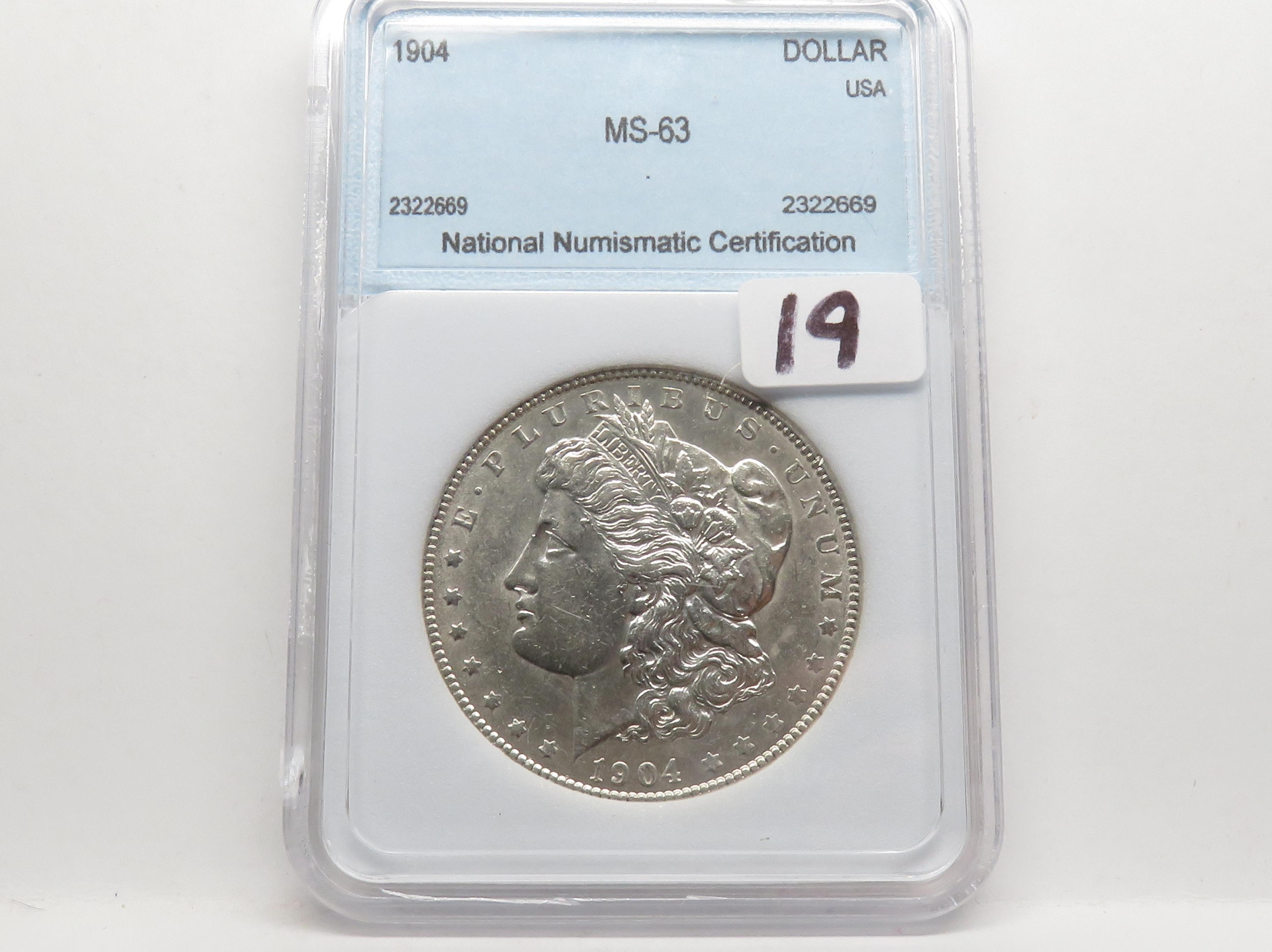 Morgan $ 1904 NNC MS63