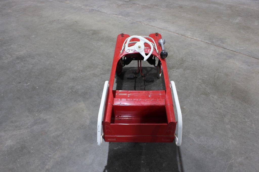 Murray pedal car, Big Top Circus Ringmaster, 43" long x 15" wide x 12" high