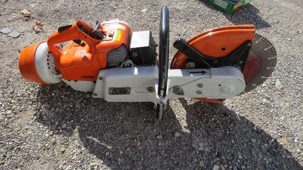 Stihl TS 350 Super saw in a box.