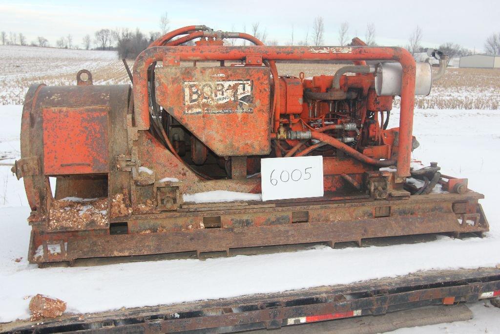 2002 36" Bor-it horizontal boring machine,