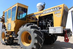 2010 HydraMaxx 2700 tiling machine, sn 279, hrs on meter 4,318, 13.5 litre John Deere motor, attache