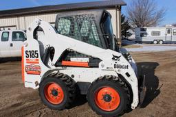 2004 Bobcat S-185 skidloader, sn S25012111, hrs. on meter 1577.8, Excellent Condition.