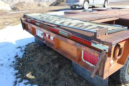 1975 TSP trailer, vin B2281, 40 T., triple axle, 40' long, excellent undercarriage, deck widended to