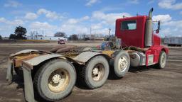 1993 Peterbilt model 377 truck tractor, vin 1XP-CXREX3PD33550, miles on odo