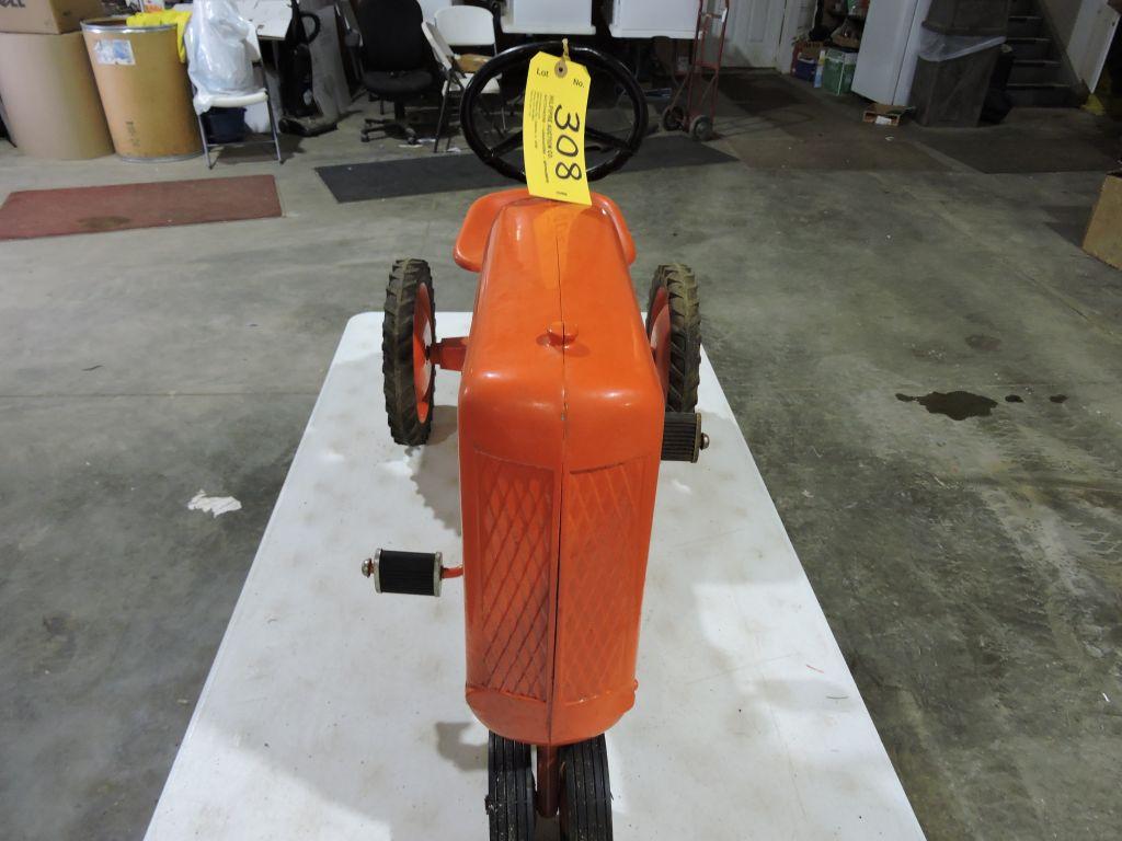 Allis Chalmers CA pedal tractor, scale model.