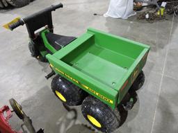 John Deere AMT 600, Amteeny, pedal wagon, scale model.