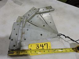 (4) 10" Barn door hinges.