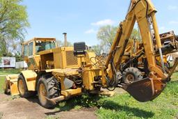 Port backfiller added cab Case #30 backhoe.