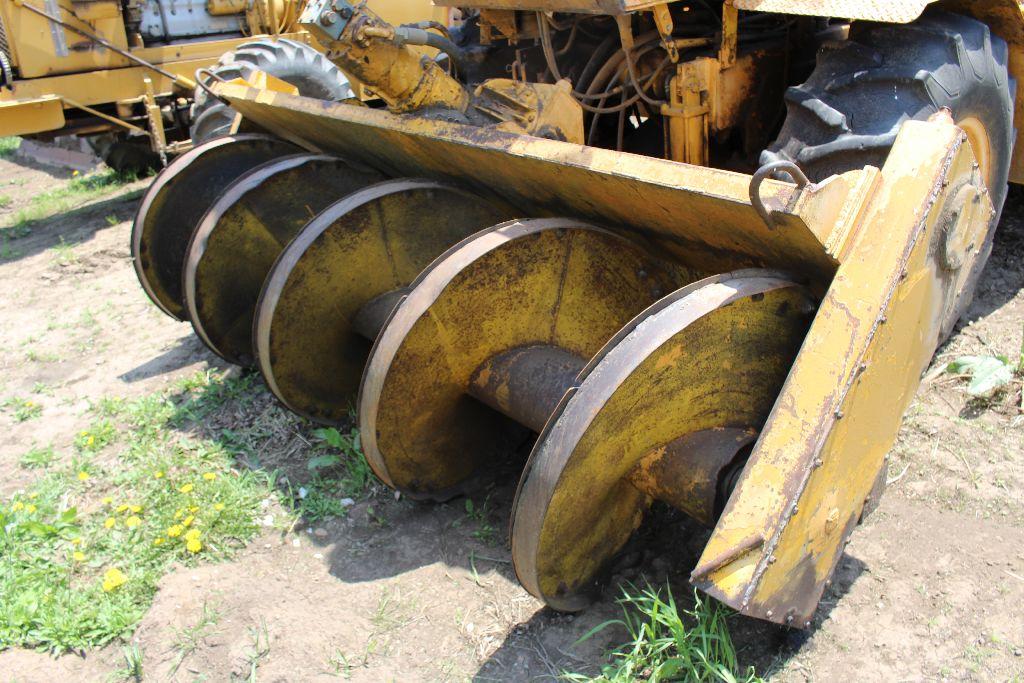 Port backfiller added cab Case #30 backhoe.