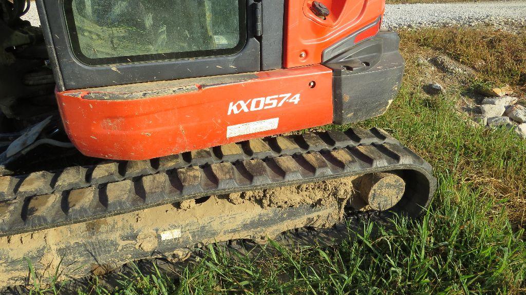 2010? Kubota mini- excavator KXO57-4, sn 20892, thumb and angle blade, 5,04