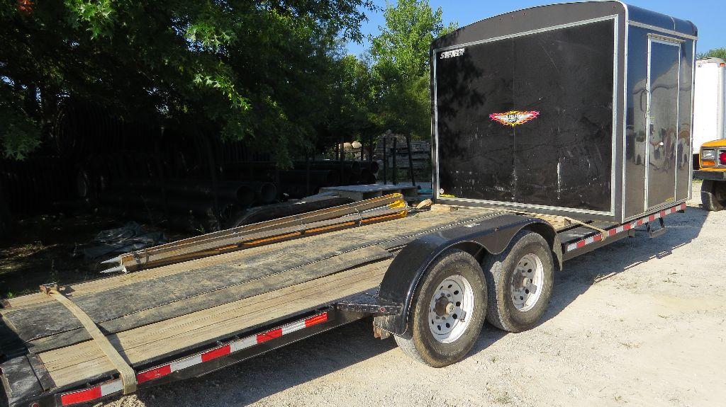 2015 H&H 8' tile hauler trailer