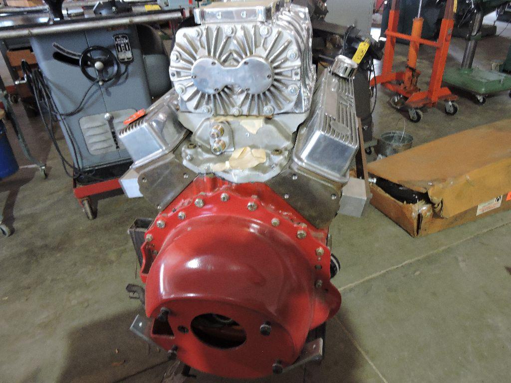 GM small block 350, model 14010207, 671 blower, Milsdon deep sump oil pan,