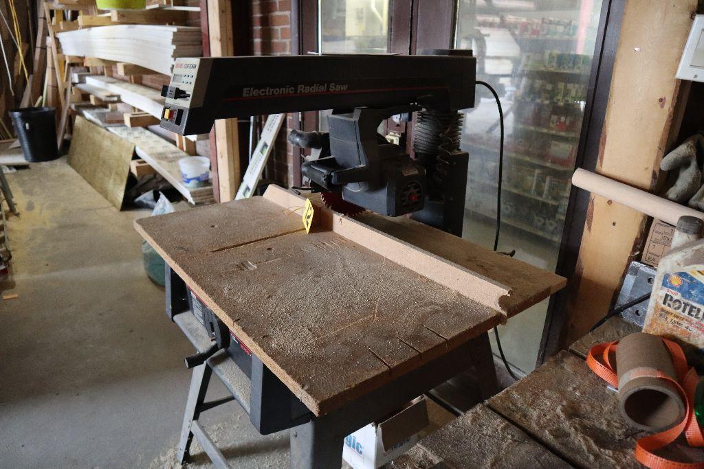 Craftsman 10" radial arm saw.