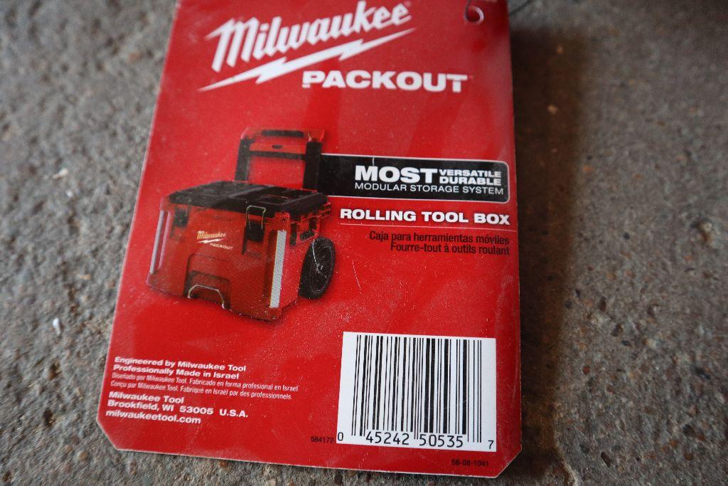 Milwaukee packout hard case tool box.