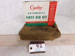 Curity First Aid Kit For Automobile.