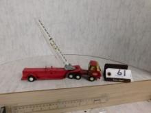 Metal Fire Truck, 10.5".