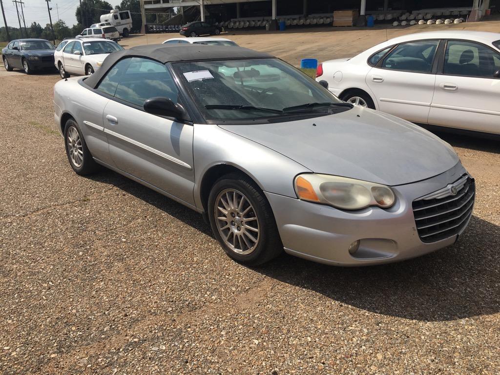 2005 Chrysler Sebring Passenger Car, VIN # 1C3EL55R35N676359