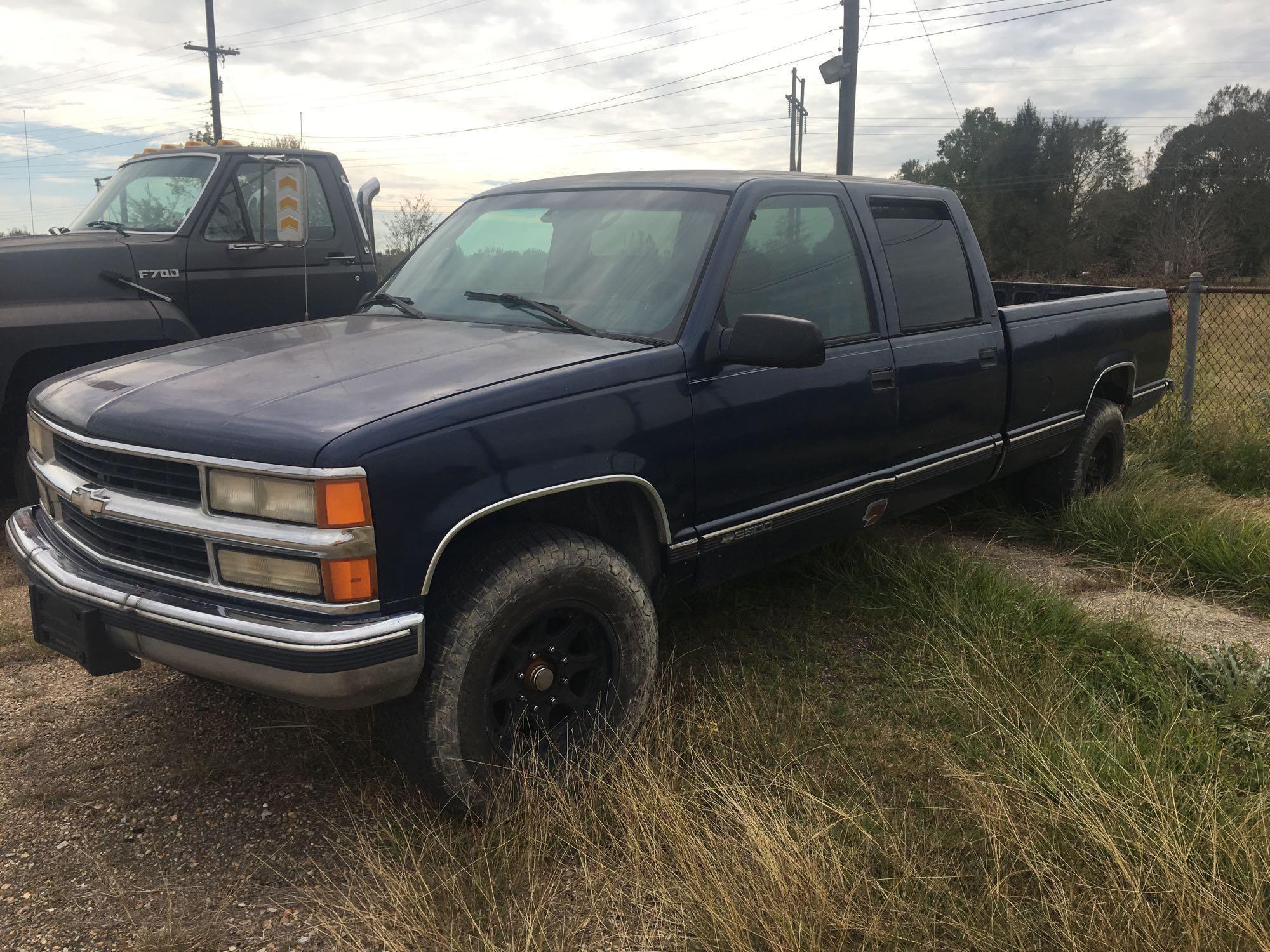 1999 Chevrolet C3500 Pickup Truck, VIN # 1GCGC33R0XF064693