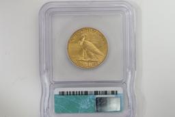 1910 D $10 Gold Coin, Indian Head Eagle