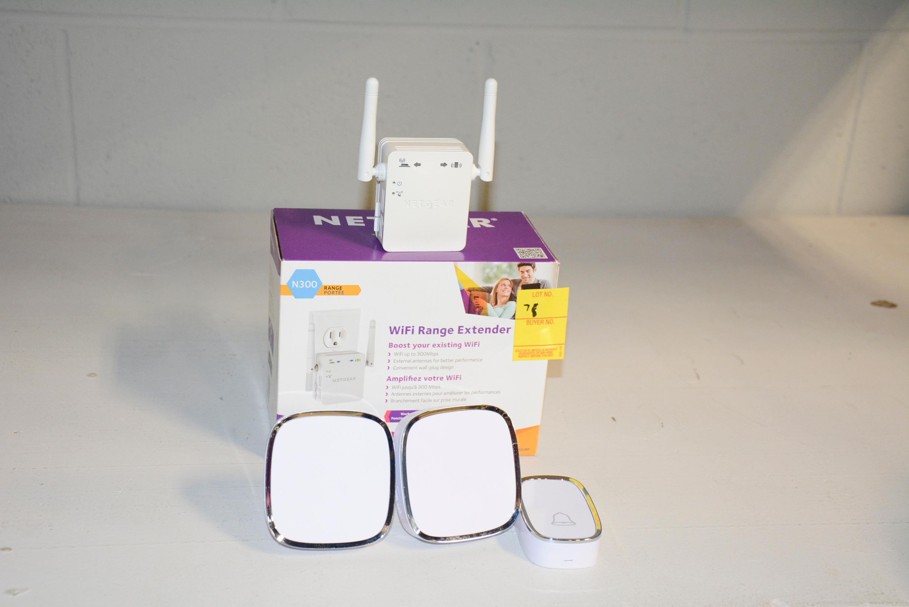 WIFI RANGE EXTENDER & WIRELESS DOOR BELL