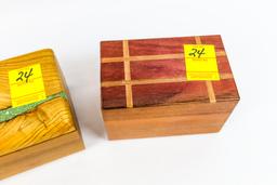 (1) Dresser Box; (1) Recipe Box