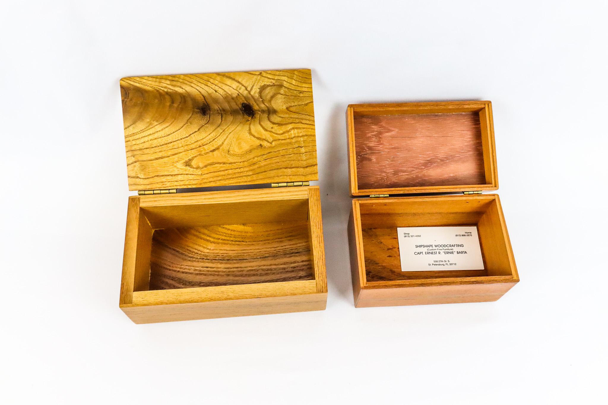 (1) Dresser Box; (1) Recipe Box