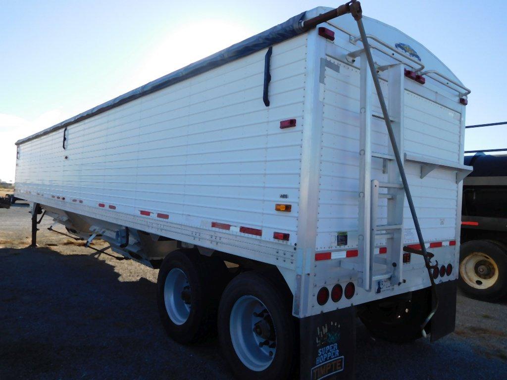 2007 TIMPTE SUPER HOPPER, 102" X 42' X 66', RO TARP, 445/50 R 22.5 SUPER SI