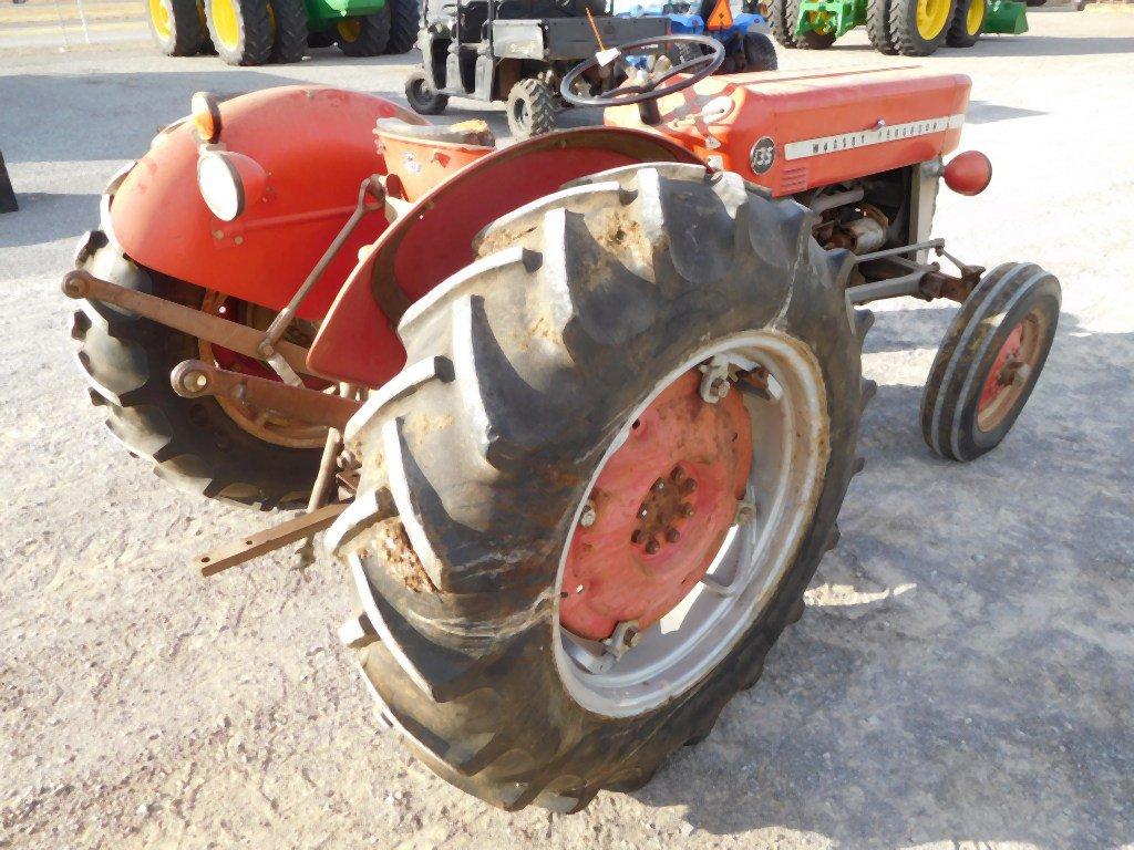 1975 MASSEY FERGUSON135 TRACTOR, GAS, 3 PT, PTO SHOWS 3250 HRS