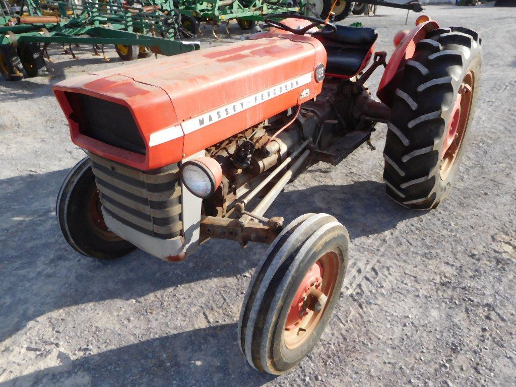 1975 MASSEY FERGUSON135 TRACTOR, GAS, 3 PT, PTO SHOWS 3250 HRS