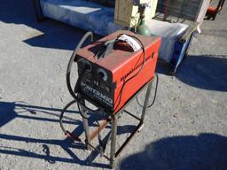 POWER MIG 110 WELDER W/CYLINDER AND STAND