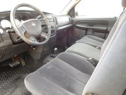 2004 DODGE 2500 PICKUP, 5.9 HI-OUTPUT CUMMINS DSL., AUTO, LONG BED, SHOWS 9