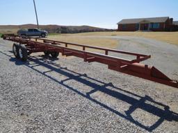 6 BALE IN-LINE HAY TRAILER, TA