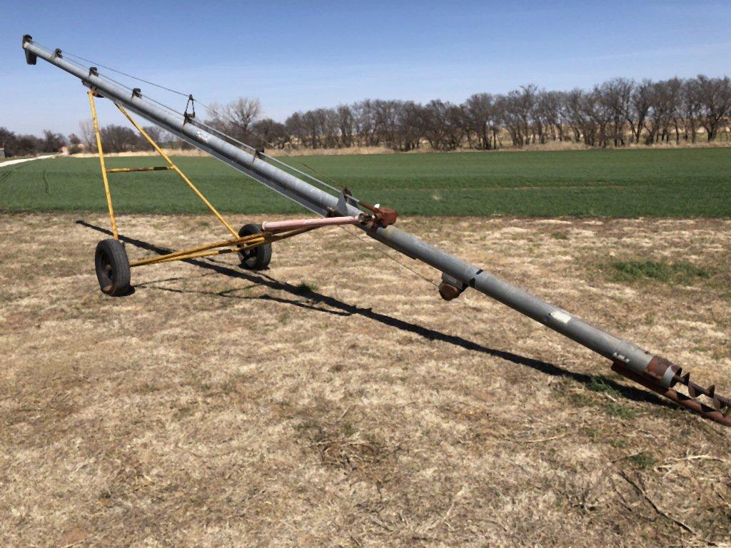 HUTCHISON 6" X 40' GRAIN AUGER, PTO