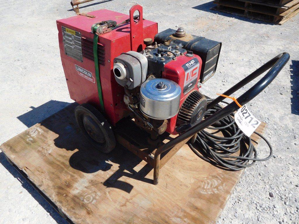 LINCOLN WELDAN POWER WELDER, BRIGGS & STRATTON 11HP W/LEADS