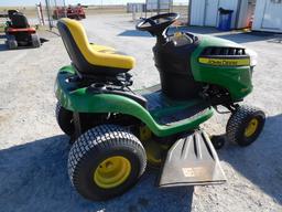 JD D105 RIDING LAWN MOWER, 38" DECK