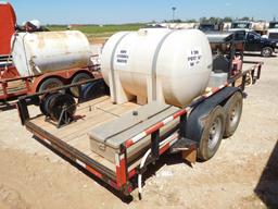 MAXEY 7' X 16' UTILITY TRAILER, TA, W/HDS-3506-IH6G 3500 PSI, 5/6 GPM WASHE