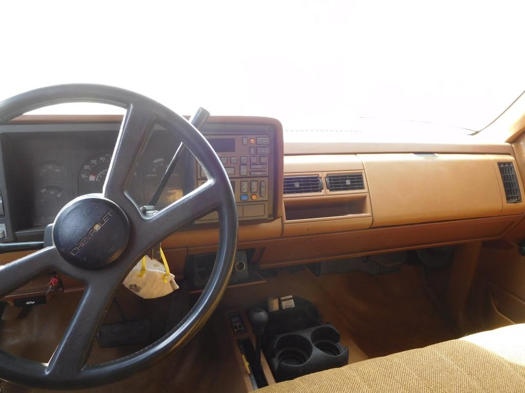 1990 Chevy 2500 Flatbed Pickup, V8, Auto, 4 x 4, Shows 43,000 Mi.,  (TITLE)