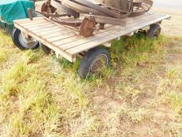 5' x 12' 4 Wheel Trailer, Wood Deck (Trailer Only)