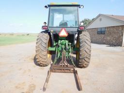 JD 4240 Tractor, C & A, QR, Dual Hyd., 3 Pt, PTO, Shows 3604 Hrs. w/JD 158