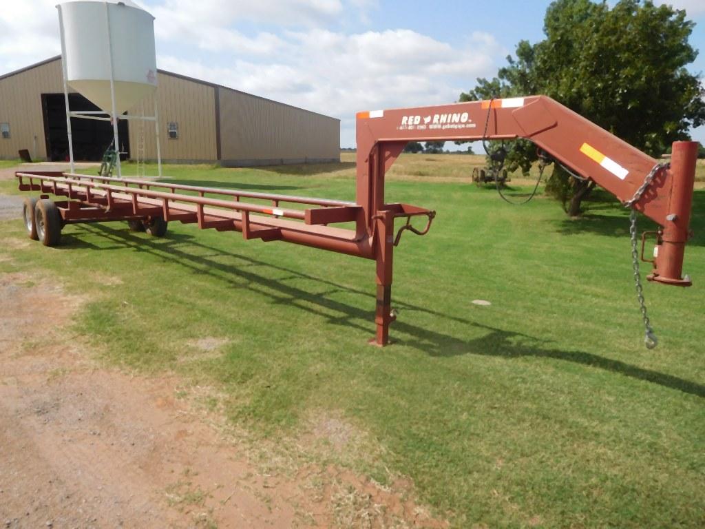 Red Rhino GN 40' In-Line Hay Trailer