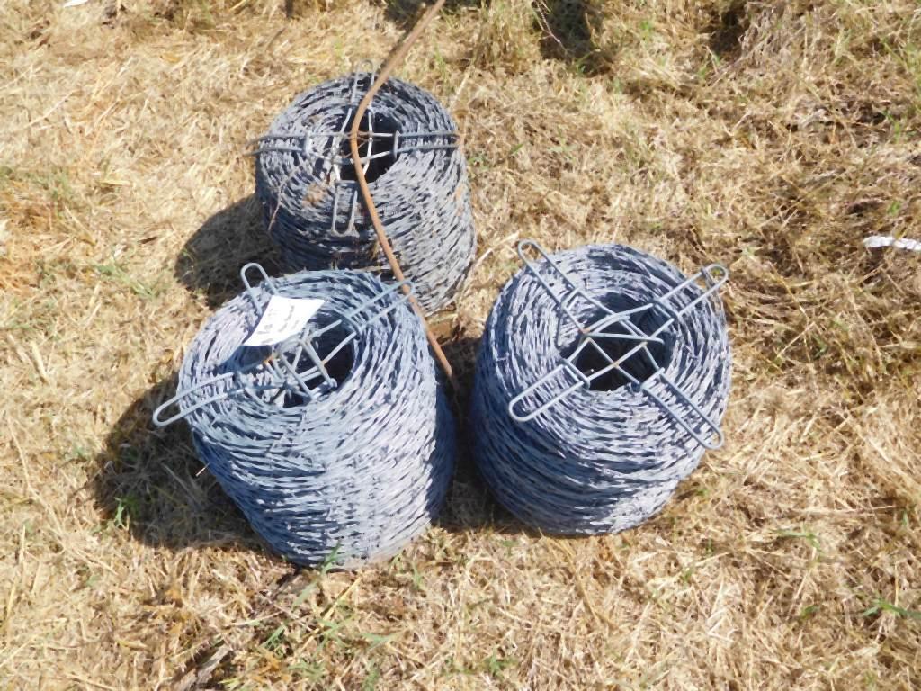 Roll of New Barbed Wire