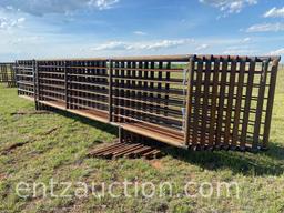 10-24' HD FREESTANDING CATTLE PANELS, 1-6' GATE