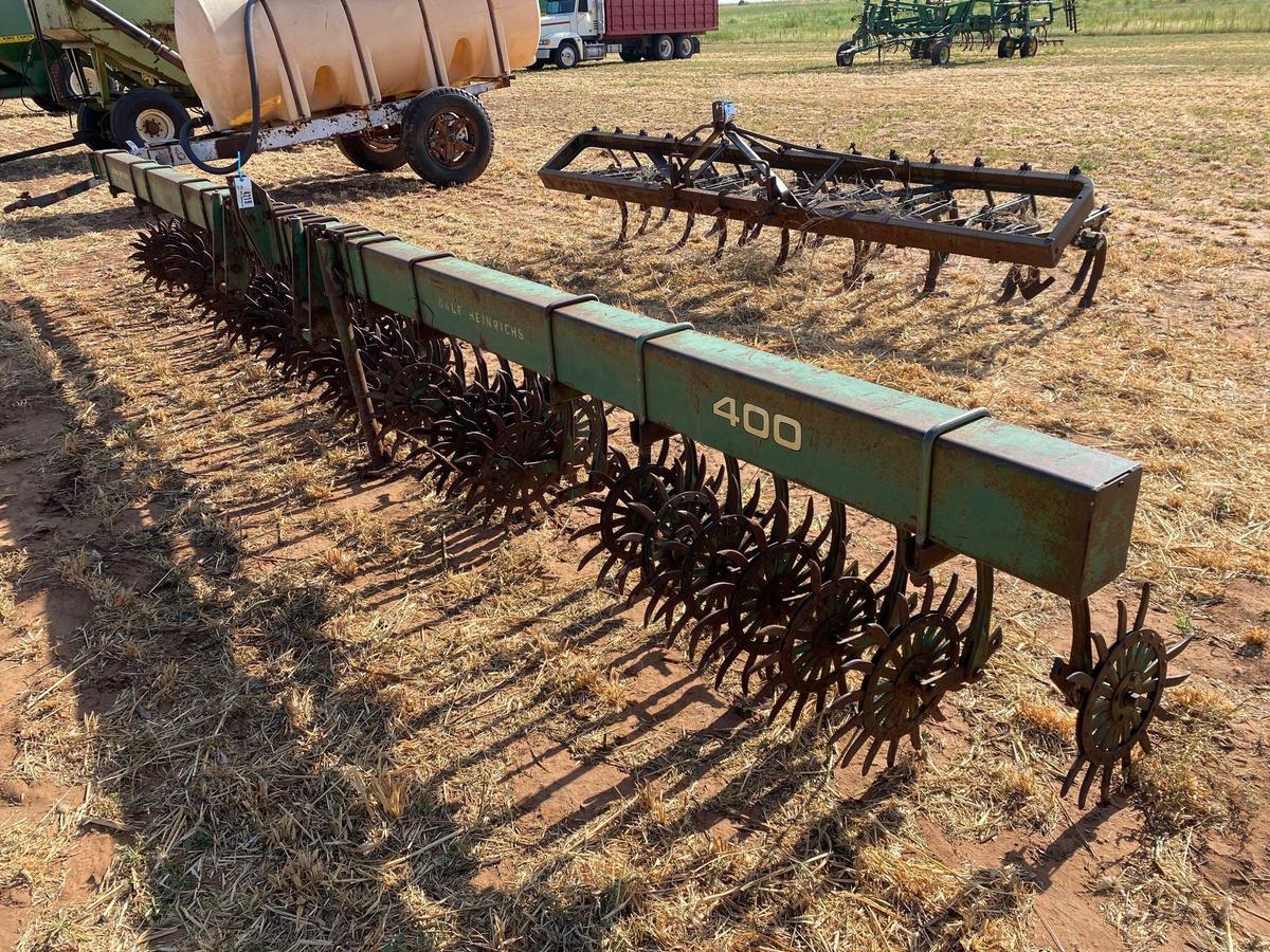 JOHN DEERE 400 ROTARY HOE, 21'