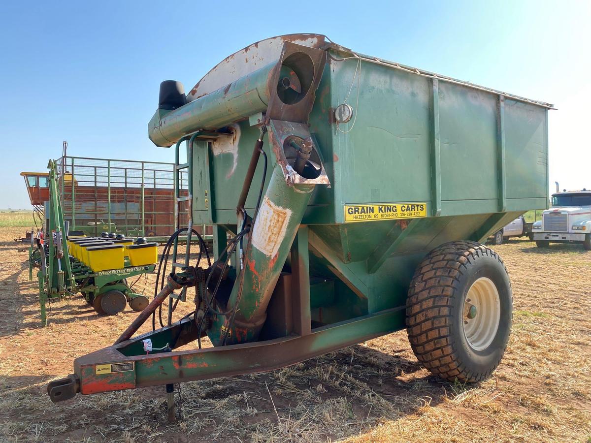 GRAIN KING 400 BU. GRAIN CART, FOLDING AUGER