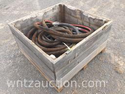 BOX OF MISC 200 PSI SUCTION HOSES